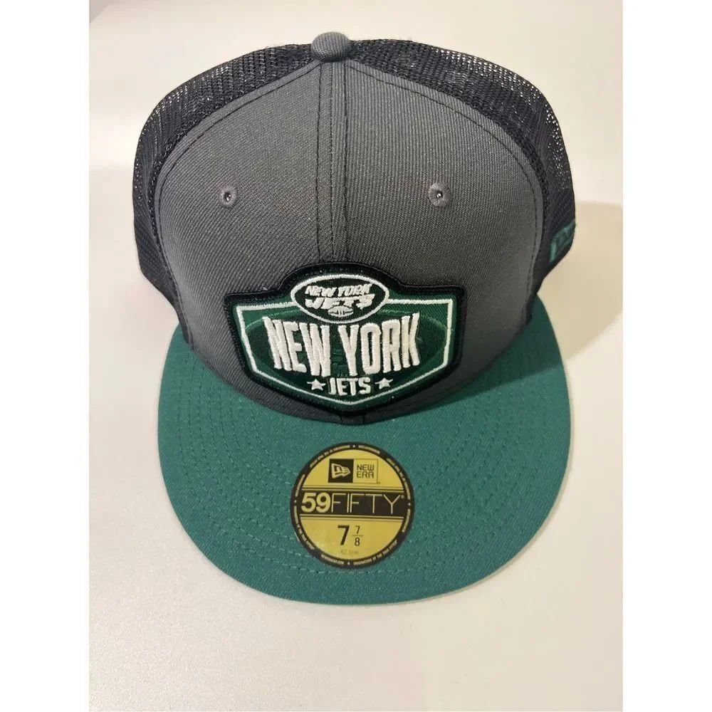 NY Jets fitted trucker hat